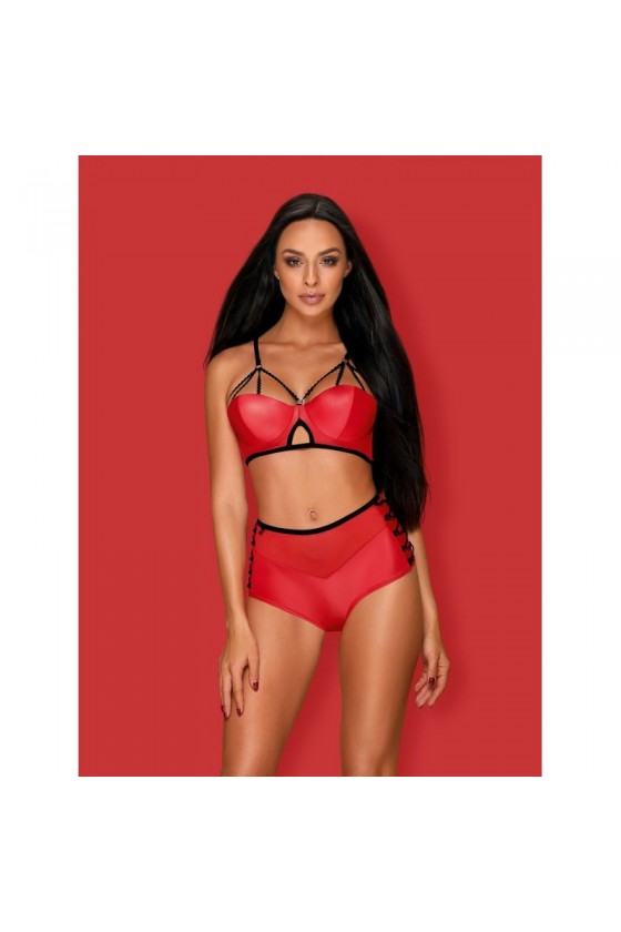 Leatheria Ensemble 2 pcs - Rouge