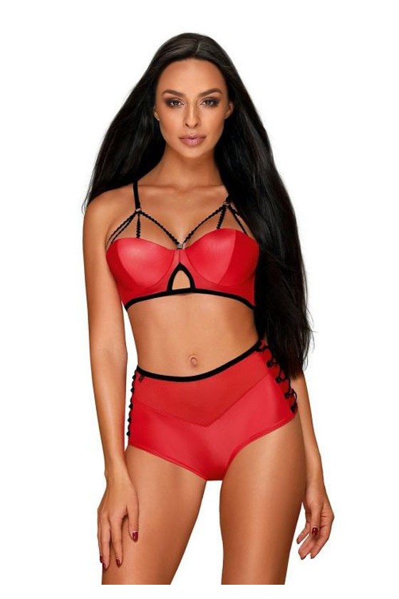 Leatheria Ensemble 2 pcs - Rouge